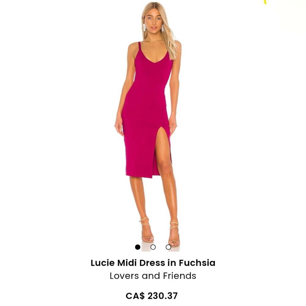 Lovers and Friends fuscia dress
